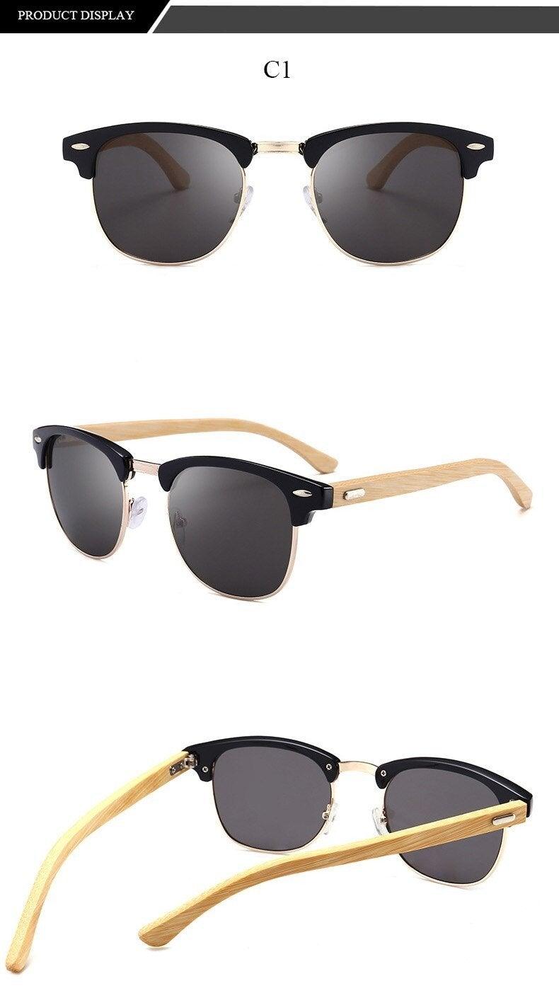 Semi Rimless Frame Driving Sunglasses Men Black Business Design Sun Glasses Stylish Cool Polarized Sunglasses For Men Retro Frame New Driving Sunglasses Outdoor Round Shaped Elegant Shades Comfortable Eyewear