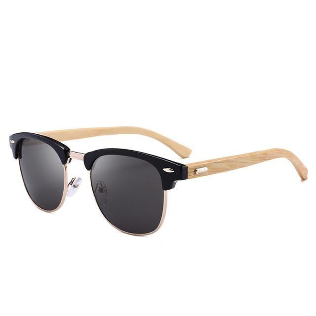 Semi Rimless Frame Driving Sunglasses Men Black Business Design Sun Glasses Stylish Cool Polarized Sunglasses For Men Retro Frame New Driving Sunglasses Outdoor Round Shaped Elegant Shades Comfortable Eyewear