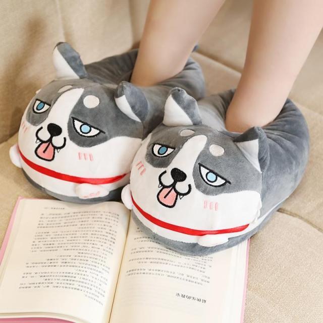 Shark Funny Shoes Girls Indoor Slippers Home Shoes Fashion Plush Warm Slippers Women Winter Cute Shark Cozy Women Slippers With Funny Face Memory Foam Non-Slip Rubber Sole Soft Slip On Home Shoes
