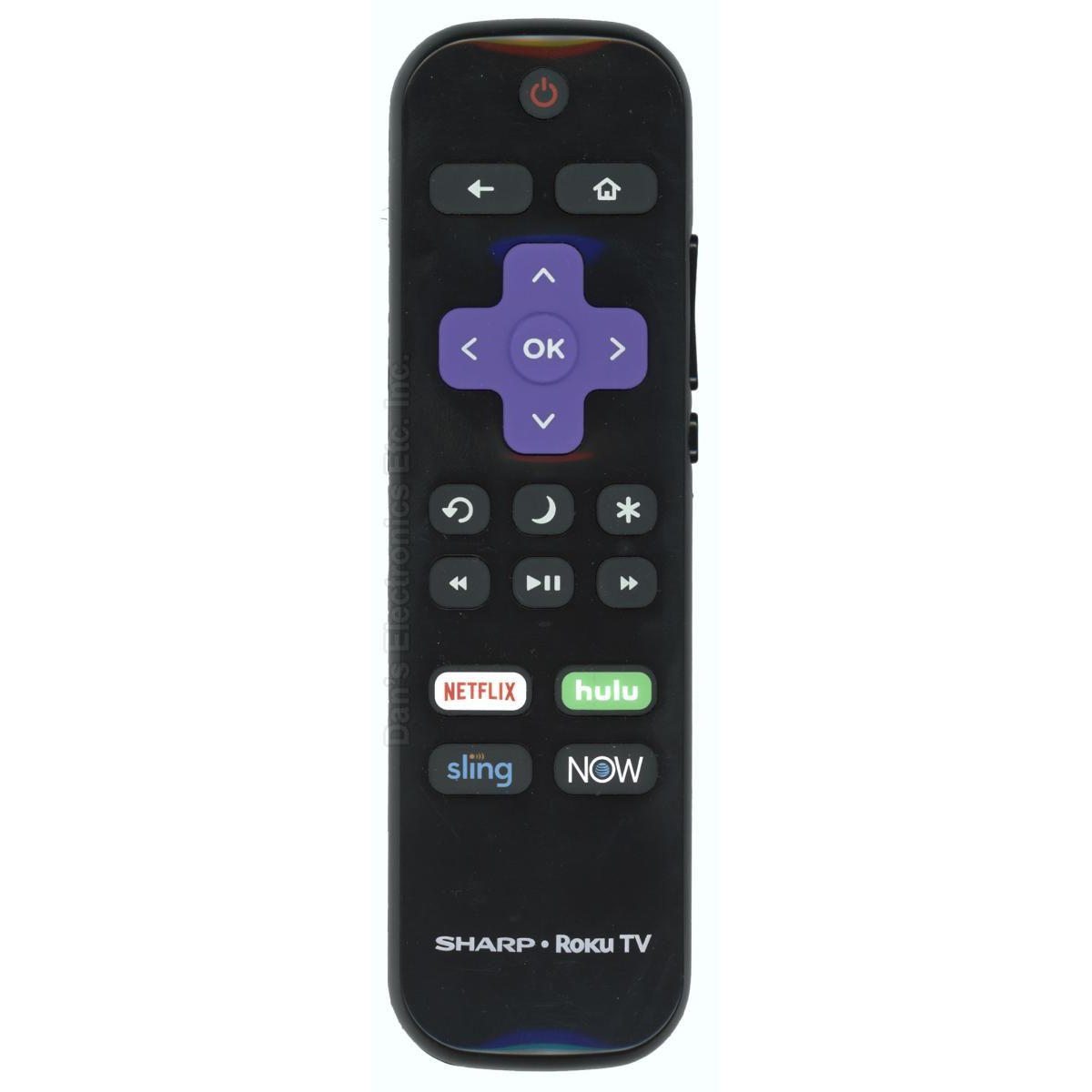 Hisense 249980 Roku TV Remote Control | IR | Netflix | ESPN + | Hulu | Roku Channel -249980