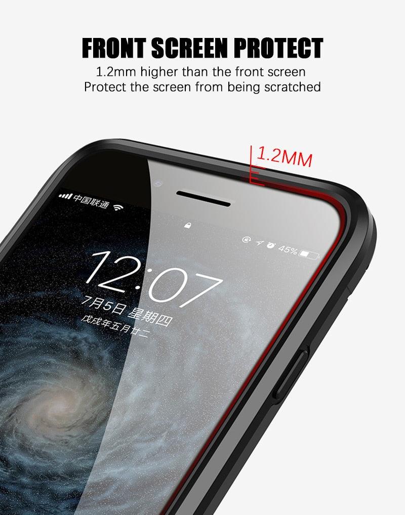 Shockproof Armor Case For iPhone XR iPhone X Xs Xs Max Stand Holder Ring Phone Cover for iPhone 6 6S 6PLUS 7 8 plus Slim Durable Soft Anti-Scratch 360 Degree Rotating Ring Holder Kickstand Protective With Magnetic Case