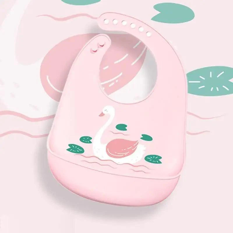 Silicone Bibs For Kids Newborn Baby Feeding Tableware Waterproof Baby Bibs For Toddler Bib For Kids