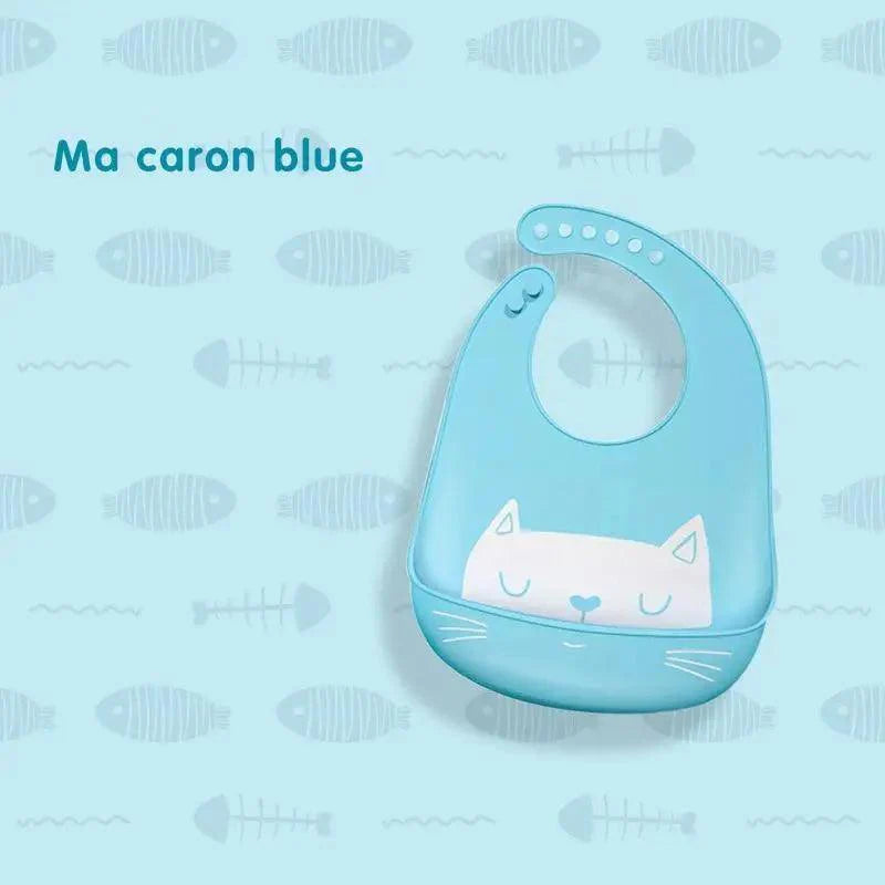 Silicone Bibs For Kids Newborn Baby Feeding Tableware Waterproof Baby Bibs For Toddler Bib For Kids