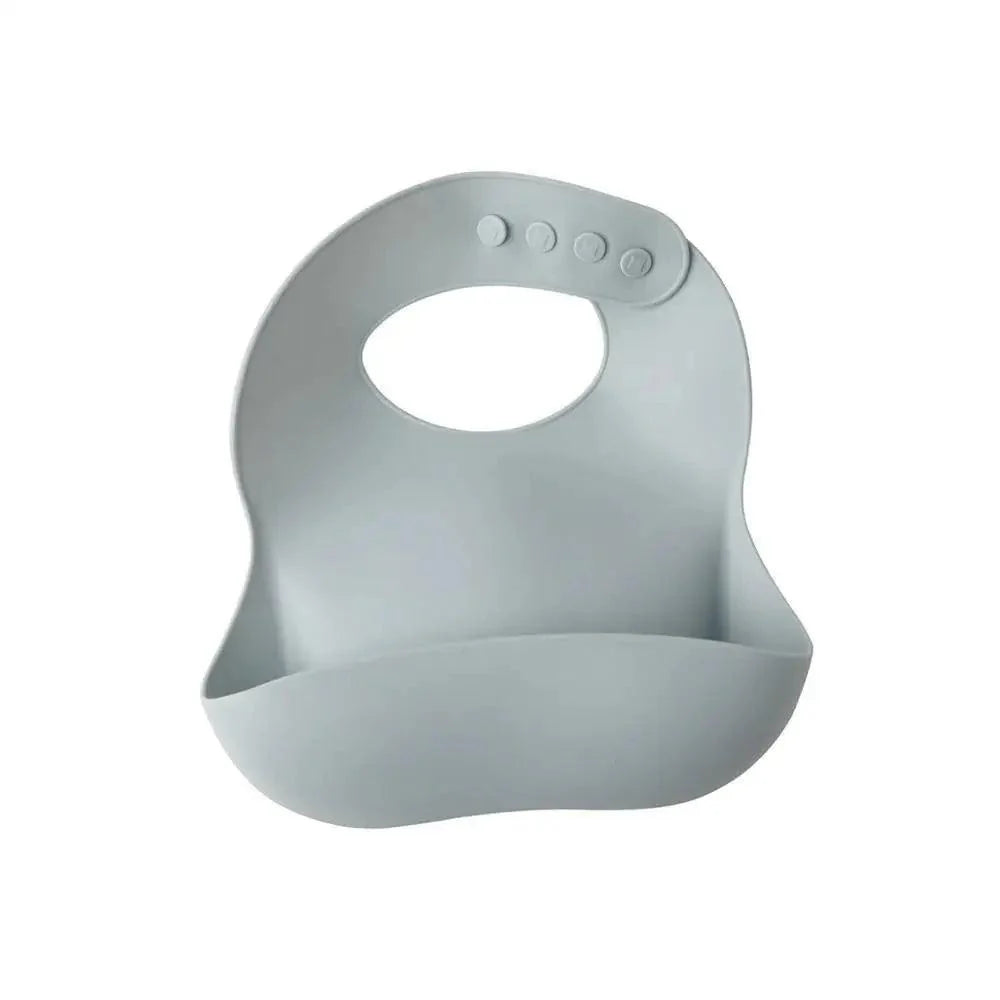 Silicone Bibs For Kids Newborn Baby Feeding Tableware Waterproof Baby Bibs For Toddler Bib For Kids