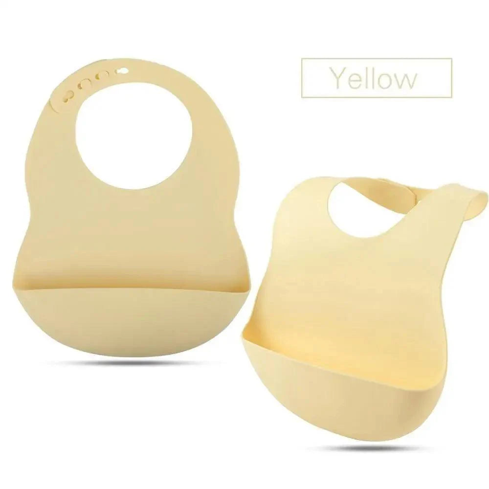 Silicone Bibs For Kids Newborn Baby Feeding Tableware Waterproof Baby Bibs For Toddler Bib For Kids