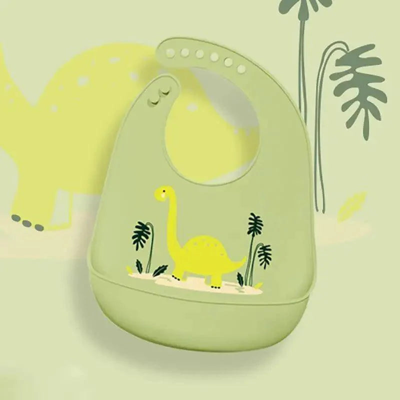 Silicone Bibs For Kids Newborn Baby Feeding Tableware Waterproof Baby Bibs For Toddler Bib For Kids