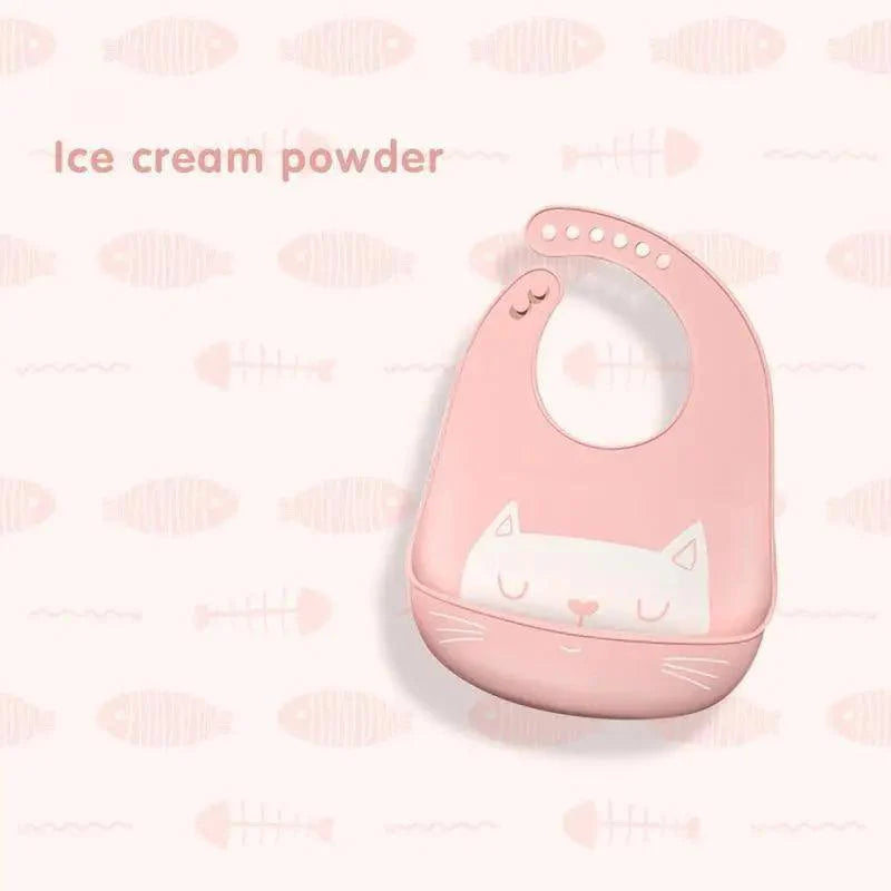 Silicone Bibs For Kids Newborn Baby Feeding Tableware Waterproof Baby Bibs For Toddler Bib For Kids