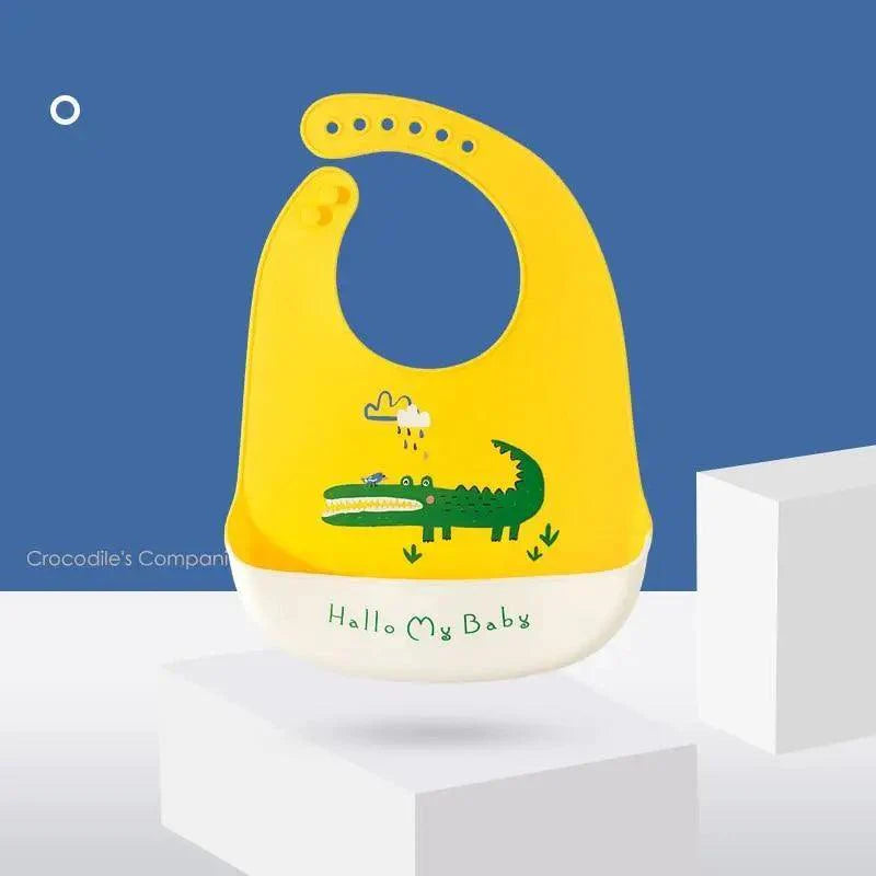 Silicone Bibs For Kids Newborn Baby Feeding Tableware Waterproof Baby Bibs For Toddler Bib For Kids