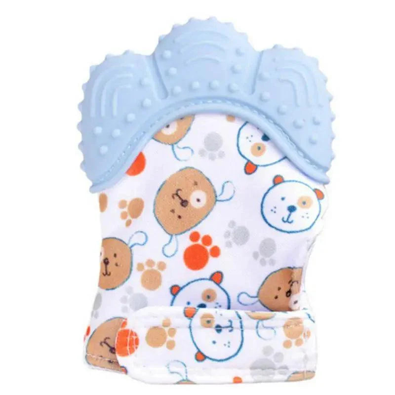 Silicone Cartoon Monkey Toddler Molar Teeth Pain Relief Tool Kids Teether Teething Beads Baby Shower Gift