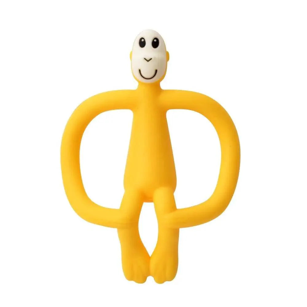 Silicone Cartoon Monkey Toddler Molar Teeth Pain Relief Tool Kids Teether Teething Beads Baby Shower Gift