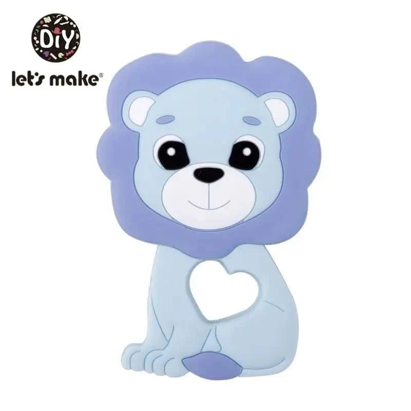 Silicone Teether Rodent Cartoon Animals 1pc Food Grade Silicone Pandents, Teething Toys For Teeth Tiny Rod Baby Teethers Gift