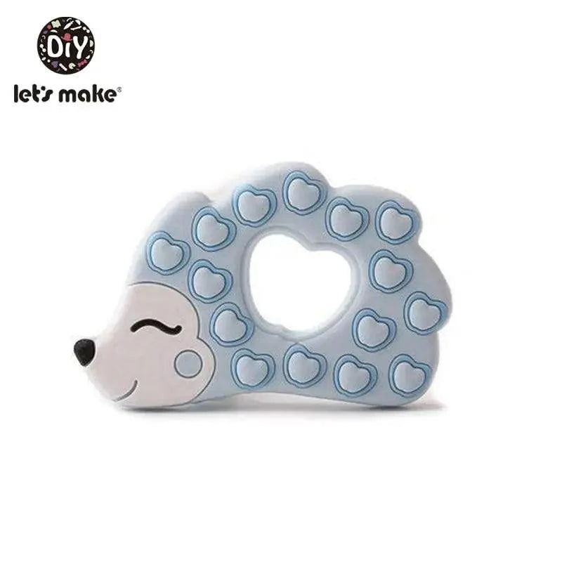 Silicone Teether Rodent Cartoon Animals 1pc Food Grade Silicone Pandents, Teething Toys For Teeth Tiny Rod Baby Teethers Gift