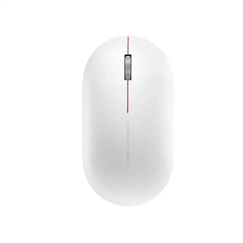 Simple Modern White/Black Wireless Bluetooth USB Connection Optical Mouse For Laptop PC Portable Slim Rechargeable Mouse Computer Mouse
