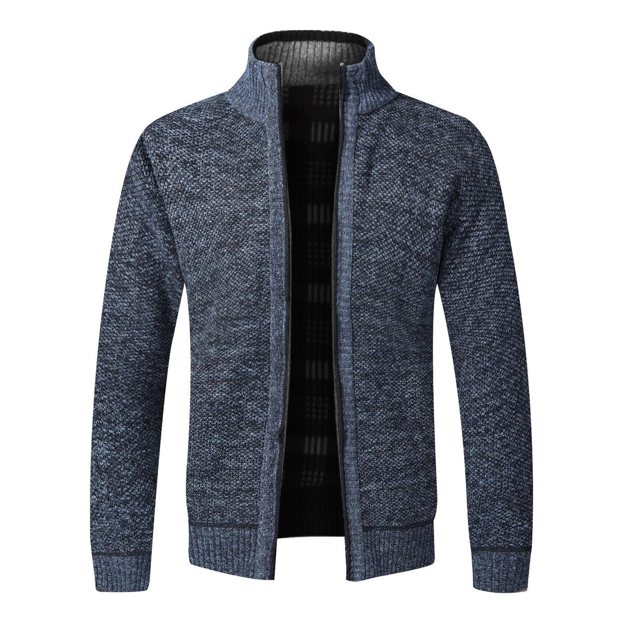 Simple Quality Autumn Winter New Men's Jacket Slim Fit Jacket Slim Fit Thick Sweaters Male Jacket Men Solid Cotton Thick Warm Sweater With Pockets Fashion Warm Cold Weather Classic Jacket