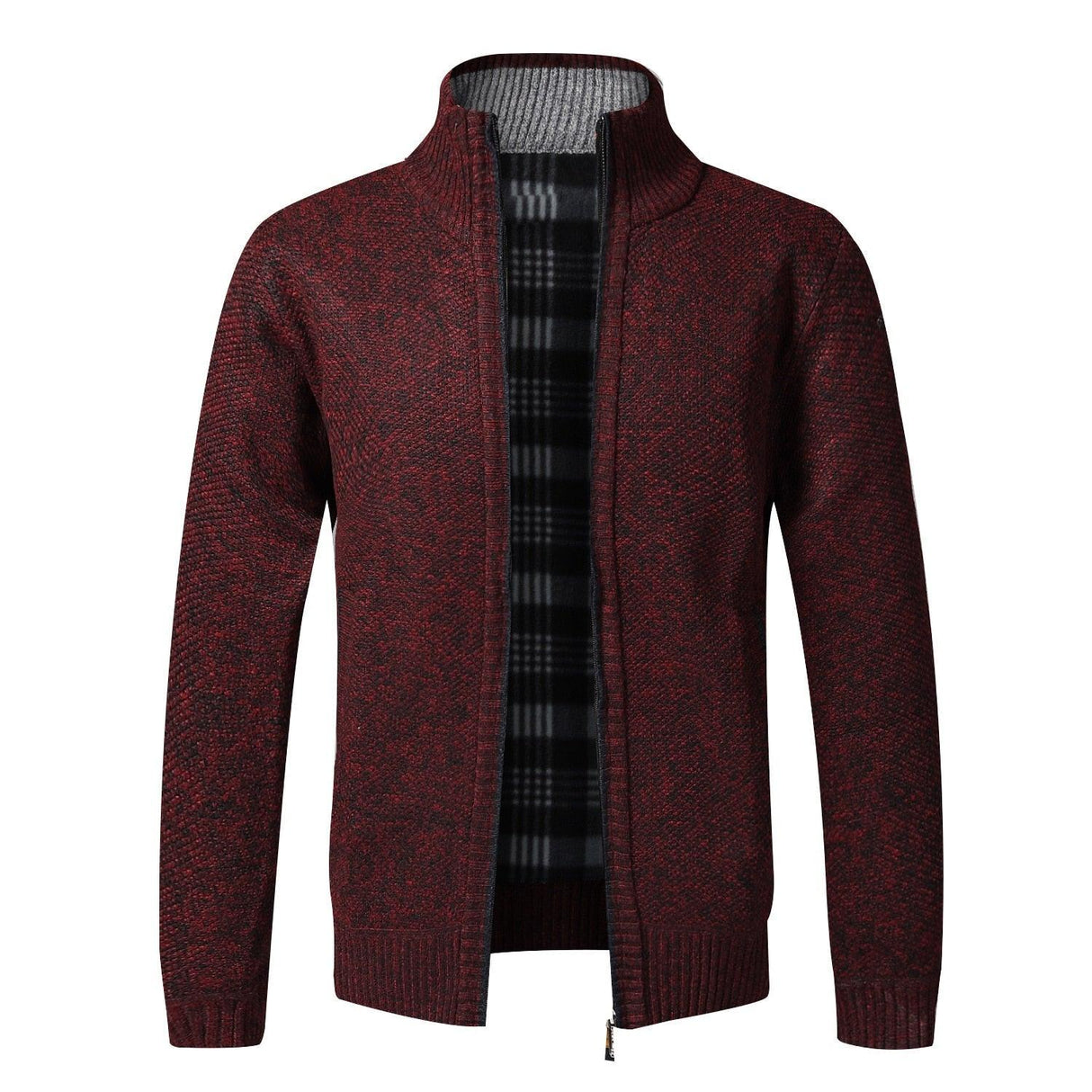 Simple Quality Autumn Winter New Men's Jacket Slim Fit Jacket Slim Fit Thick Sweaters Male Jacket Men Solid Cotton Thick Warm Sweater With Pockets Fashion Warm Cold Weather Classic Jacket
