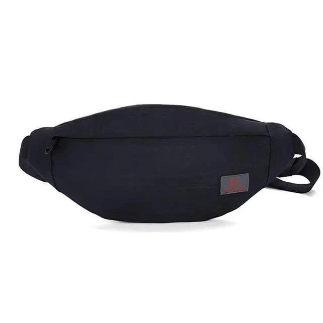 Simple Style Fanny Pack for Running Cycling Workout Men Women Waist Pouch Bag Black Classic Women Belt Bag Pouch For Money Phone Black Bum Hip Bag