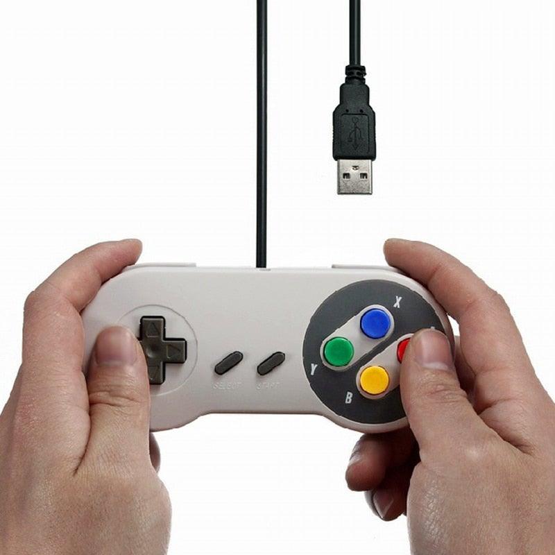 Simple Sustainable USB Portable Joystick Gamepad Controller Compatible With PC Computer Laptop Ergonomic Design Joystick