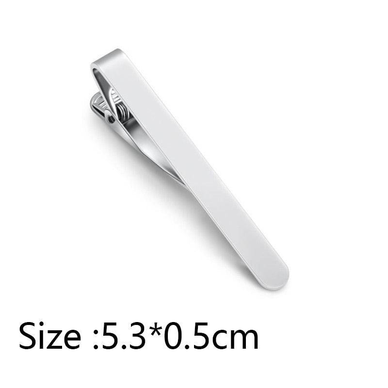 Simple Tie Clip Men Metal Copper Necktie Bar Clip Gold Silver Black 3 Bright Colors Best Gifts For Your Father Lover And Friends Simple Classic Bar Clasp Practical Necktie Accessories Fashion Men Tie Clips Luxury Clothing Jewelry