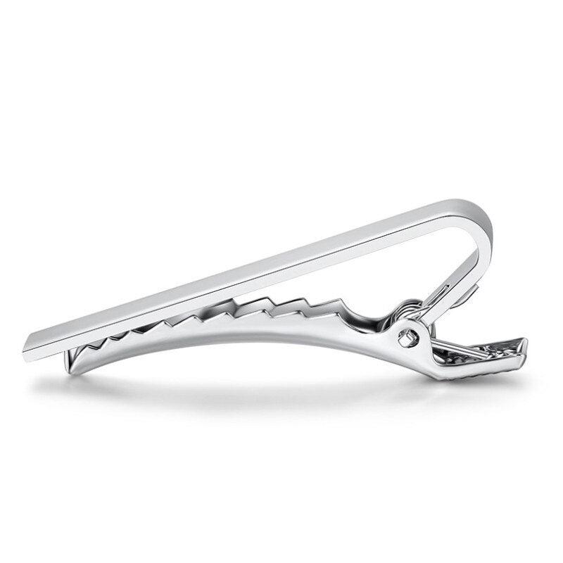 Simple Tie Clip Men Metal Copper Necktie Bar Clip Gold Silver Black 3 Bright Colors Best Gifts For Your Father Lover And Friends Simple Classic Bar Clasp Practical Necktie Accessories Fashion Men Tie Clips Luxury Clothing Jewelry