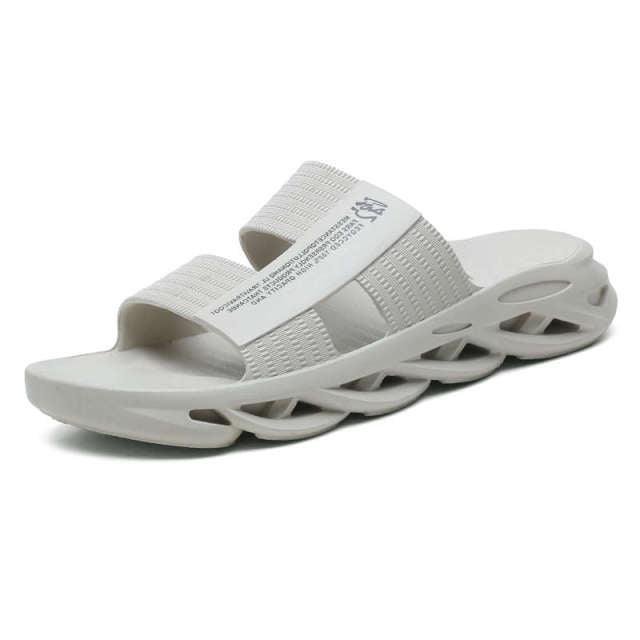 Slippers For Mens Beach Flip Flops White Sandals Flip Flop Sandals With Shock Absorbing Sole Lightweight Non-Slip Sport Cushion Beach Slippers