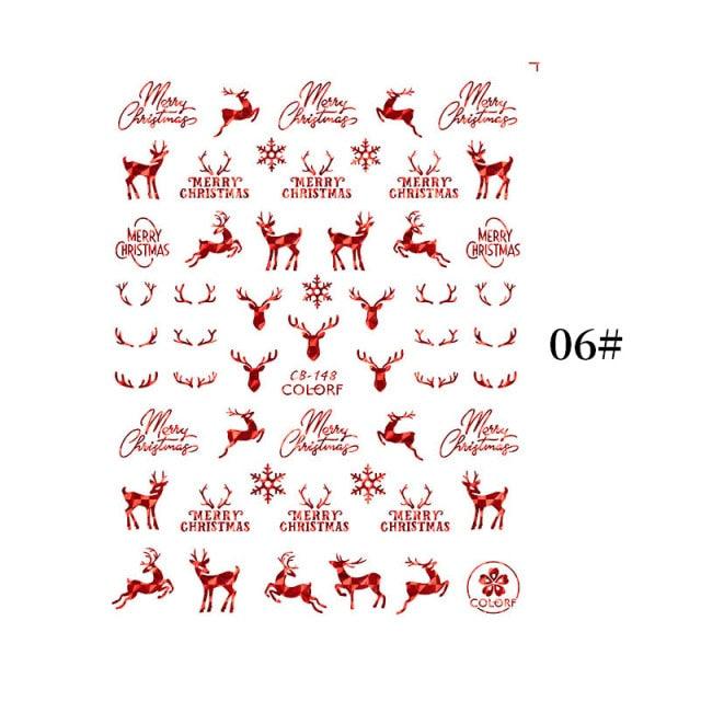 Sliver Bronzing Christmas Slider Nail Art 3D Decals Decoration Snowflake Nail Art Sticker Manicures Transfer Foil Xmas Gift Nails Snowflake Nail Art Stickers Decals Christmas Nail 3D Self Adhesive Nail Stickers for Acrylic Nails Snowflake