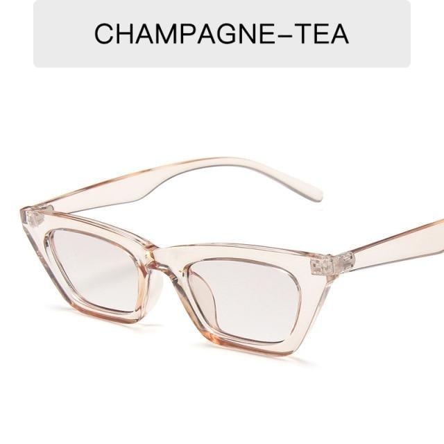 Small Stylish Design Cat Eye Sunglasses For Women New Retro Glasses Design For Women/Men Luxury Eyewear Glasses Lightweight Frame UV400 Protection Sun Glasses