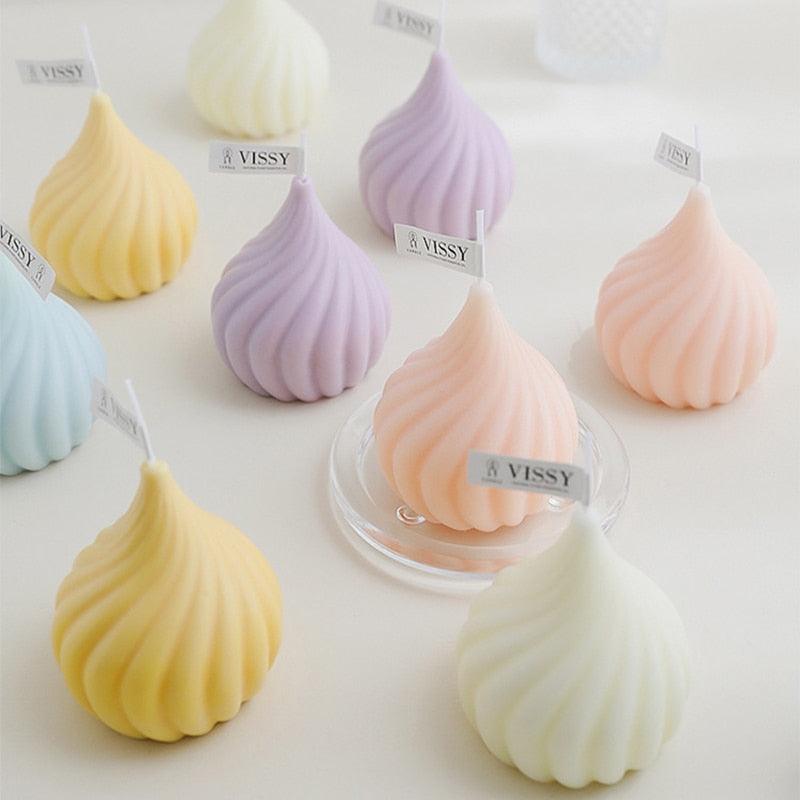 Small Whirlwind Candle Wedding Decoration Aromatherapy Candle Home Decor Natural Paraffin Wax Long Lasting Aromatherapy Candles Stress Relief For Women