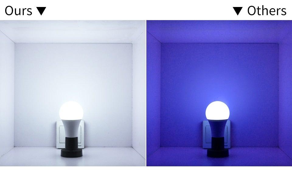 Smart For Home LED Light Bulb E27 E14 GU10 B22 220V 110V Spot Magic Changeable Lamp Lampada+IR Control Decoration RGB White Compatible with Alexa Google Home, RGBCW Smart GU10 Bulb, WiFi Smart LED Spot Light Bulb Indoor Decoration
