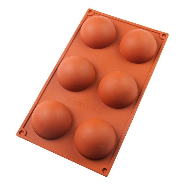 Snowflake Chocolate Mold Soap Silicone Ice Tray Cake Christmas Mould 6 Cavities Baking Pastry Tools Silicone Snowflake Molds Cake Pans Cookie Trays Handmade Soap Making Mould
