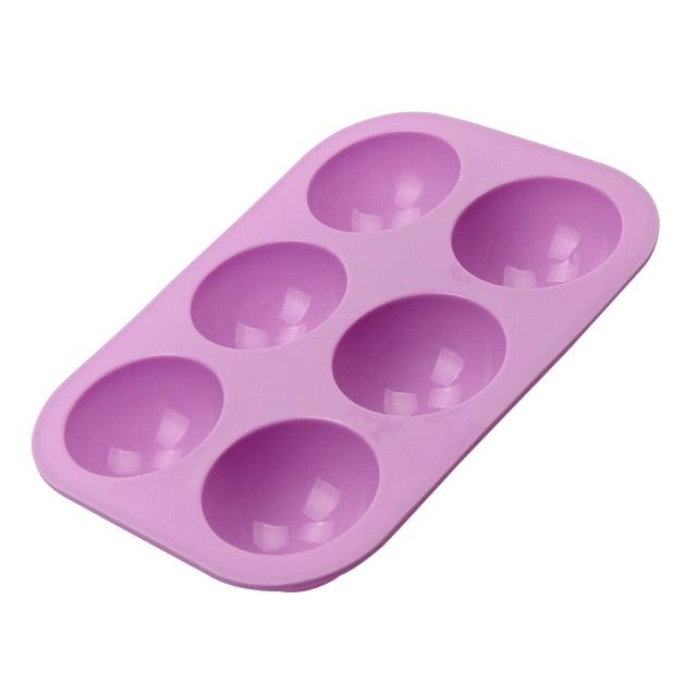 Snowflake Chocolate Mold Soap Silicone Ice Tray Cake Christmas Mould 6 Cavities Baking Pastry Tools Silicone Snowflake Molds Cake Pans Cookie Trays Handmade Soap Making Mould
