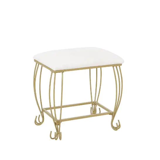 Vanity Table Set With Mirror & Stool,White Makeup Dressing Desk With Drawers For Girls,Women,Bedroom,Gift