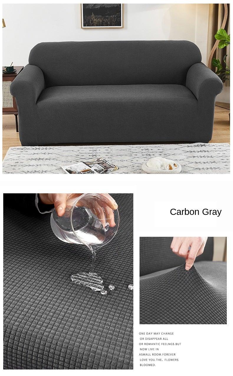Sofa Cover Waterproof Waffle Sofa Cover All-Inclusive Thick Sofa Towel Waterproof Sofa Cushion Waterproof Couch Cover Dual Waterproof Sofa Cover Stretch Jacquard Sofa Slipcover Leakproof Furniture Protector For Kids