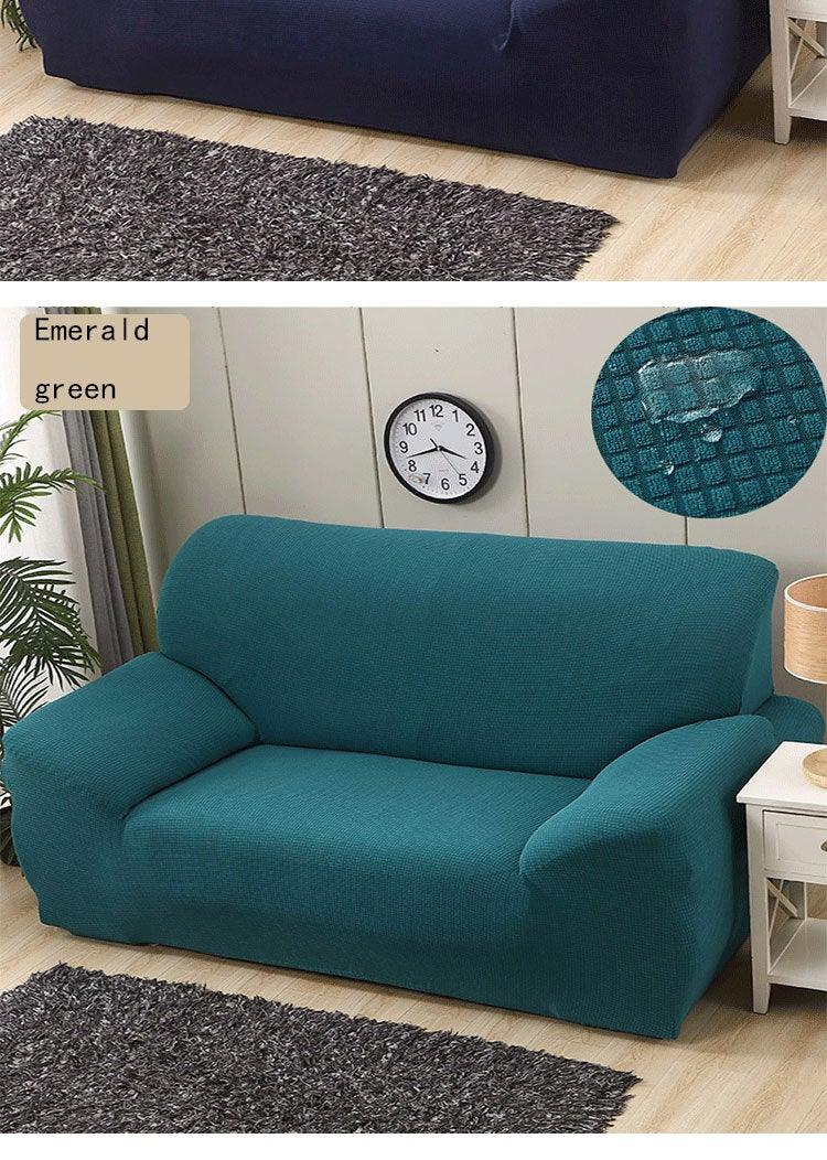 Sofa Cover Waterproof Waffle Sofa Cover All-Inclusive Thick Sofa Towel Waterproof Sofa Cushion Waterproof Couch Cover Dual Waterproof Sofa Cover Stretch Jacquard Sofa Slipcover Leakproof Furniture Protector For Kids