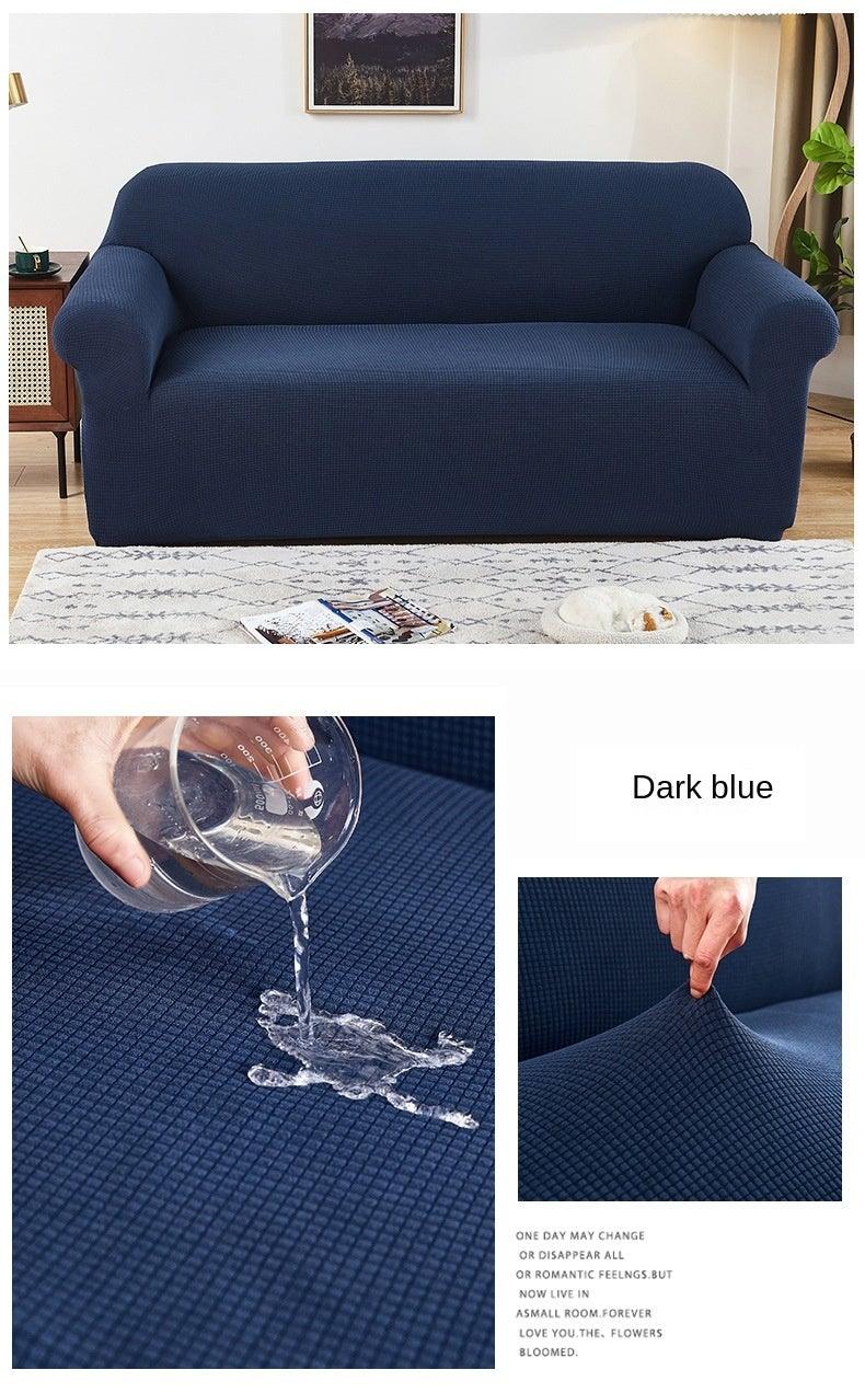 Sofa Cover Waterproof Waffle Sofa Cover All-Inclusive Thick Sofa Towel Waterproof Sofa Cushion Waterproof Couch Cover Dual Waterproof Sofa Cover Stretch Jacquard Sofa Slipcover Leakproof Furniture Protector For Kids