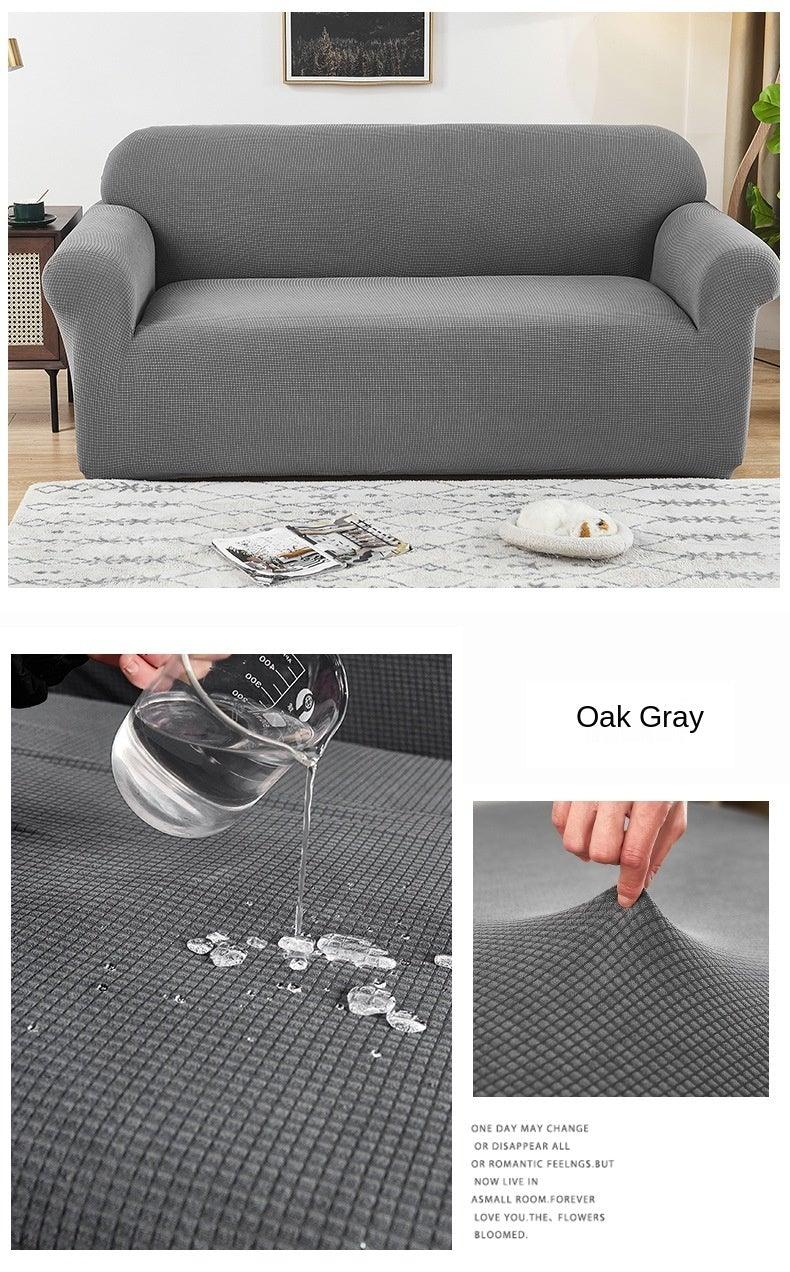 Sofa Cover Waterproof Waffle Sofa Cover All-Inclusive Thick Sofa Towel Waterproof Sofa Cushion Waterproof Couch Cover Dual Waterproof Sofa Cover Stretch Jacquard Sofa Slipcover Leakproof Furniture Protector For Kids