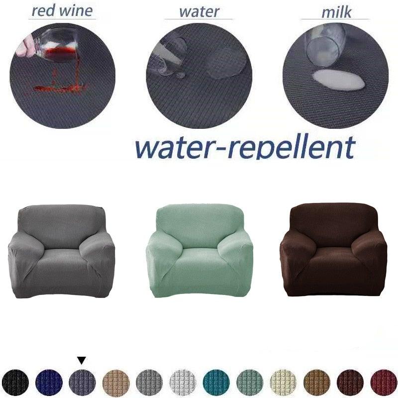 Sofa Cover Waterproof Waffle Sofa Cover All-Inclusive Thick Sofa Towel Waterproof Sofa Cushion Waterproof Couch Cover Dual Waterproof Sofa Cover Stretch Jacquard Sofa Slipcover Leakproof Furniture Protector For Kids
