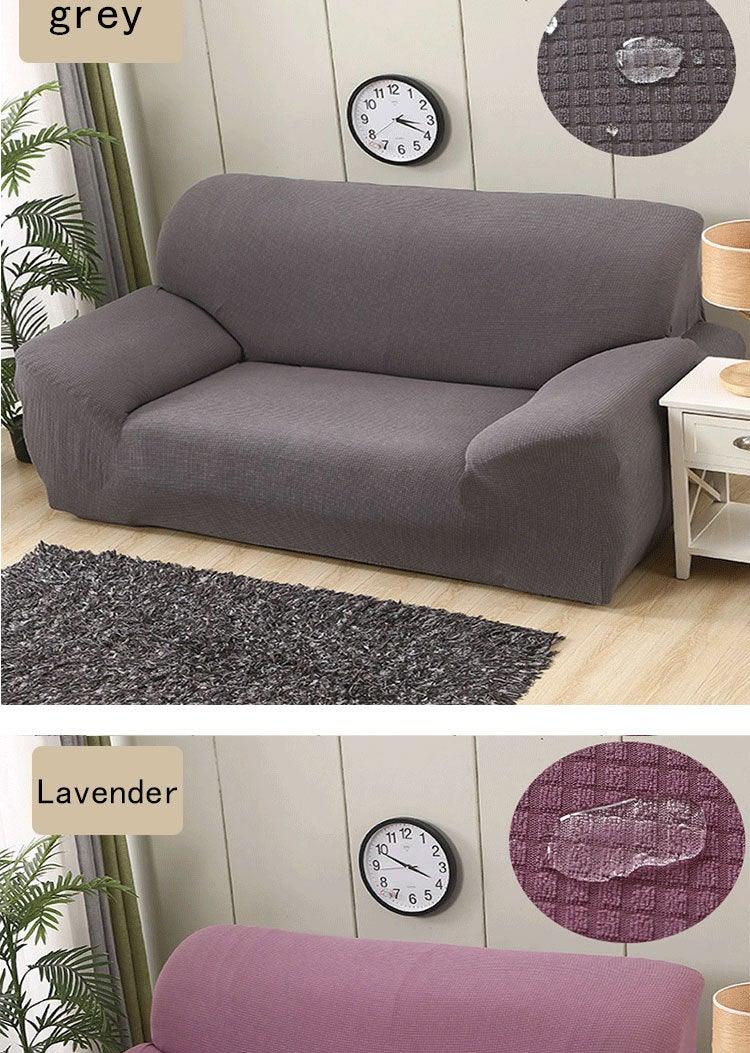 Sofa Cover Waterproof Waffle Sofa Cover All-Inclusive Thick Sofa Towel Waterproof Sofa Cushion Waterproof Couch Cover Dual Waterproof Sofa Cover Stretch Jacquard Sofa Slipcover Leakproof Furniture Protector For Kids
