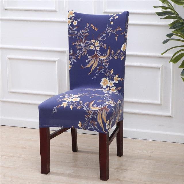 Spandex Dining Chair Cover With Back Elastic Universal Kitchen Living Room Stretch Slipcover Chair Covers Protector Seat Case Chair Cover Seat Protector Super Fit Slipcover Stretch Removable Washable Soft Spandex Fabric for Home
