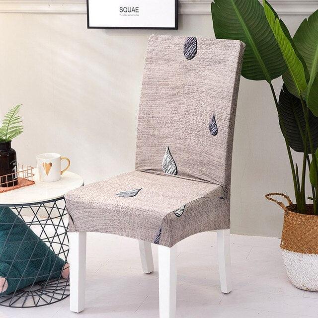 Spandex Dining Chair Cover With Back Elastic Universal Kitchen Living Room Stretch Slipcover Chair Covers Protector Seat Case Chair Cover Seat Protector Super Fit Slipcover Stretch Removable Washable Soft Spandex Fabric for Home