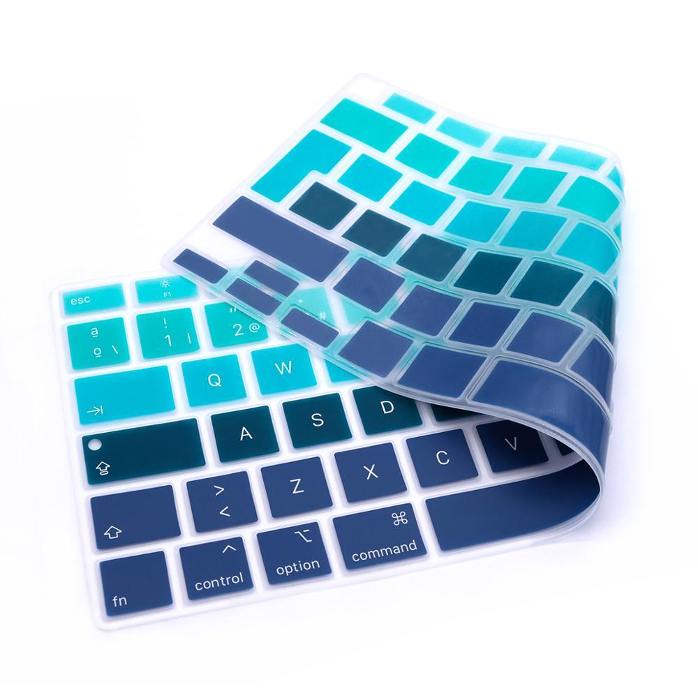 Spanish Laptop color silicone Keyboard Cover For Macbook Air 13 A2179 Protective film keyboard case For Apple Air13 2020 New
