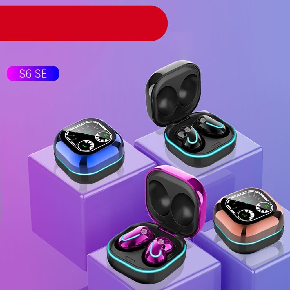 Sports Black Headphones Wireless Wearable Music Player Built-in Memory Sweatproof WaterproofWireless Bluetooth Headphones 5.1 Gaming Headset In Ear HiFi Sports Noise Cancel Earphone For Smartphones LED Display For Sports Running Workout