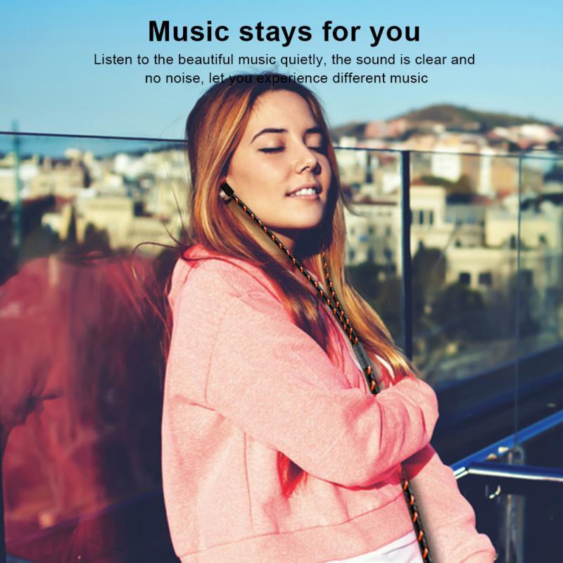 Sports Headphones Wired Gaming In Ear Earbuds Monitor Earphones With Mic Stereo Sound Volume Control 3.5mm Wired Headphones With Bass Earbuds Stereo Earphone Music Sport Gaming Headset With Mic Simple Earphones