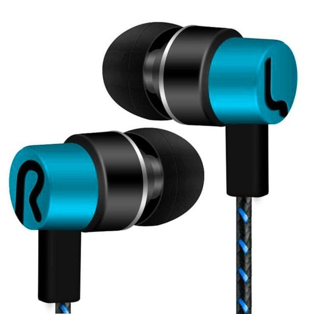 Sports Headphones Wired Gaming In Ear Earbuds Monitor Earphones With Mic Stereo Sound Volume Control 3.5mm Wired Headphones With Bass Earbuds Stereo Earphone Music Sport Gaming Headset With Mic Simple Earphones