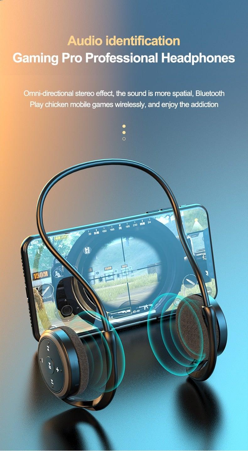 Sports Headphones Wireless Wearable Music Player Built-in Memory Sweatproof Player Music FM Radio Wireless Headset Bluetooth Headphones Earbuds Bluetooth 5.0 Sport Outdoor Workout Hands Free Handsfree Ear Buds For Running