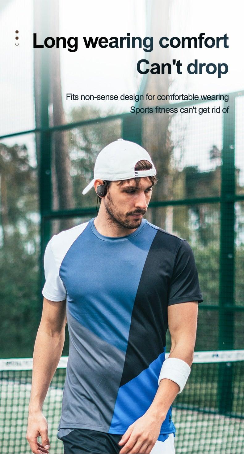 Sports Headphones Wireless Wearable Music Player Built-in Memory Sweatproof Player Music FM Radio Wireless Headset Bluetooth Headphones Earbuds Bluetooth 5.0 Sport Outdoor Workout Hands Free Handsfree Ear Buds For Running