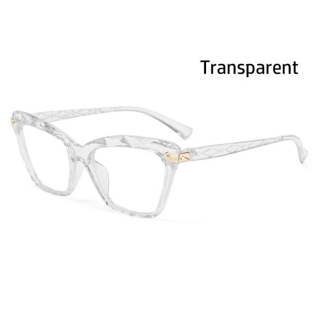 Square Women Reading Glasses Frame Crystal Multi-section Optical Computer Glasses Square Design Reading Glasses For Women Light Blocking Computer Reader Glasses For Men And Women