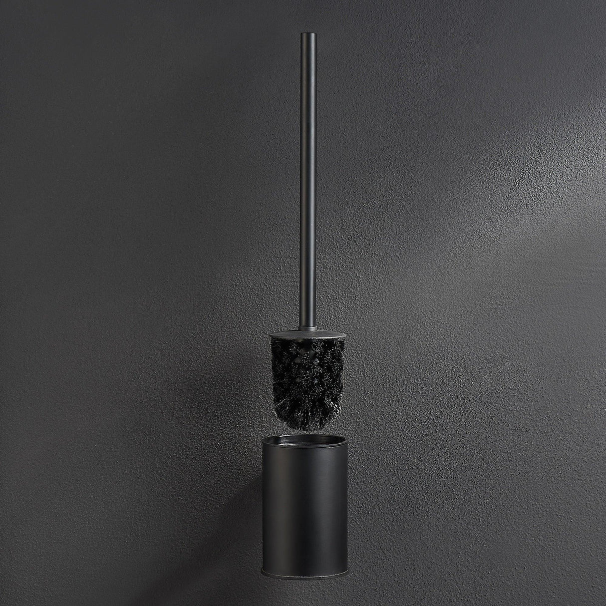 Stainless Steel Toilet Brush Holder Bathroom Cleaning Tool Holder With Toilet Brush Toilet Brush With Holder Bathroom Toilet Bowl Brush Set Non-Slip Handle Wall Mounted Floor Standing