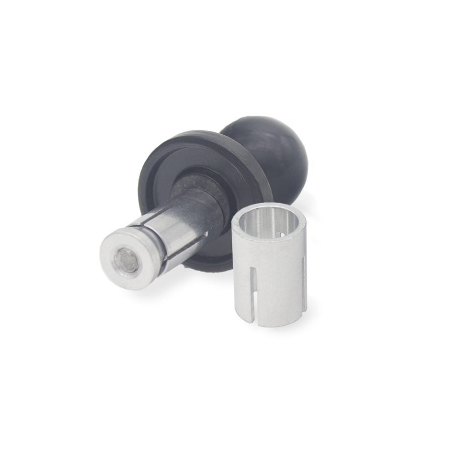 Stem mount Adapter for 1/2" & 11/16" Holes with 1" ball for Phone Mounts with Articulating mounting system by GloDea