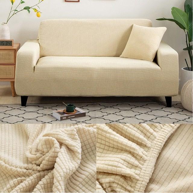 Stretch Armchair Slipcover Washable Furniture Protector Thick Sofa Protector Solid Printed Sofa Covers For Living Room Couch Cover Corner Sofa Water Resistant Couch Cover Furniture Protector