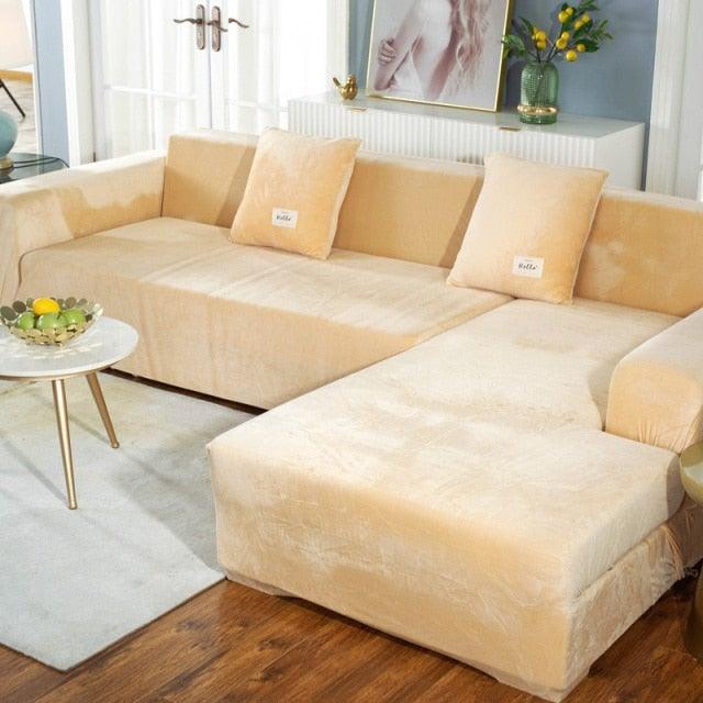 Stretchable Couch Cover Lounge Sofa Slipcover Furniture Cover Machine Washable Elasticated Sofa Covers Chaise Longue For Living Room Corner Armchair Elastic Cushion Couch Furniture 3 Seater Slipcover For Home